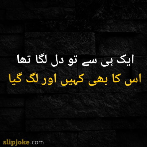 Urdu poetry 2 lines