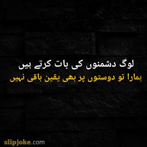 Urdu poetry 2 lines