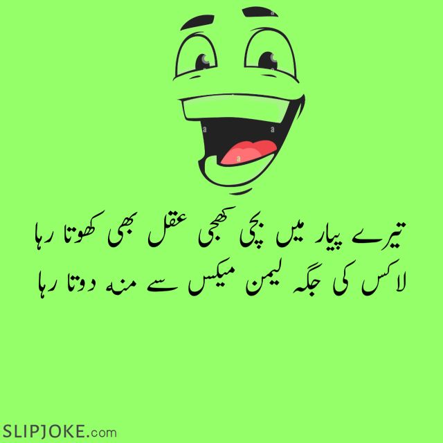 Funny poetry in urdu