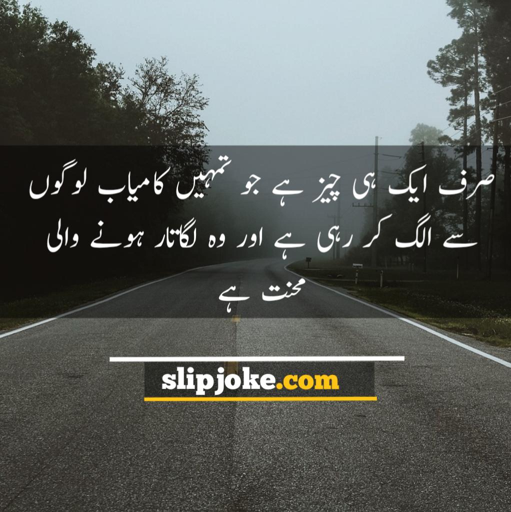 Motivational quotes in urdu for success