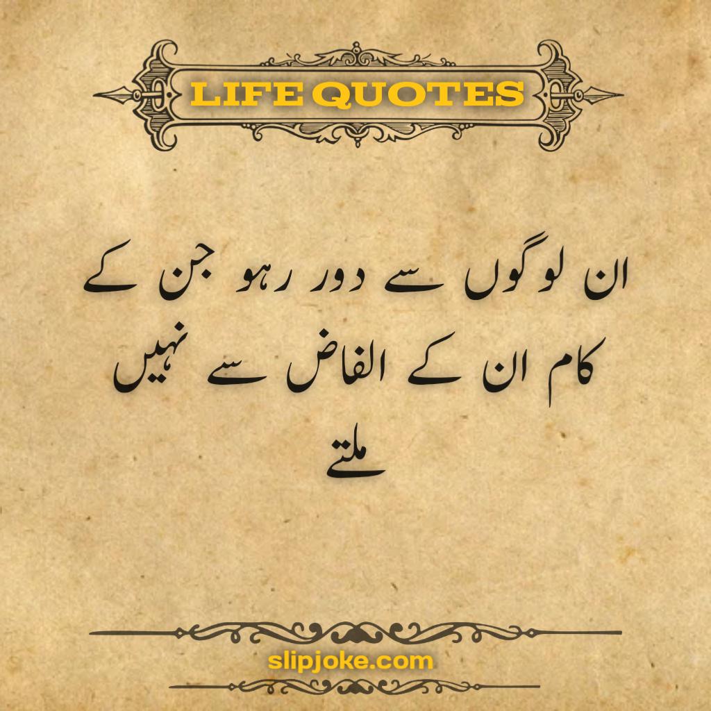 Urdu quotes about life for success