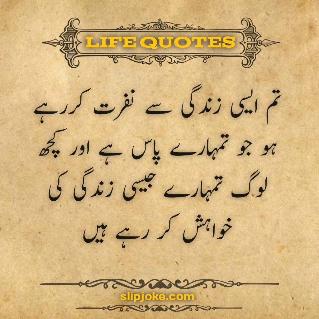 Urdu quotes about life for success