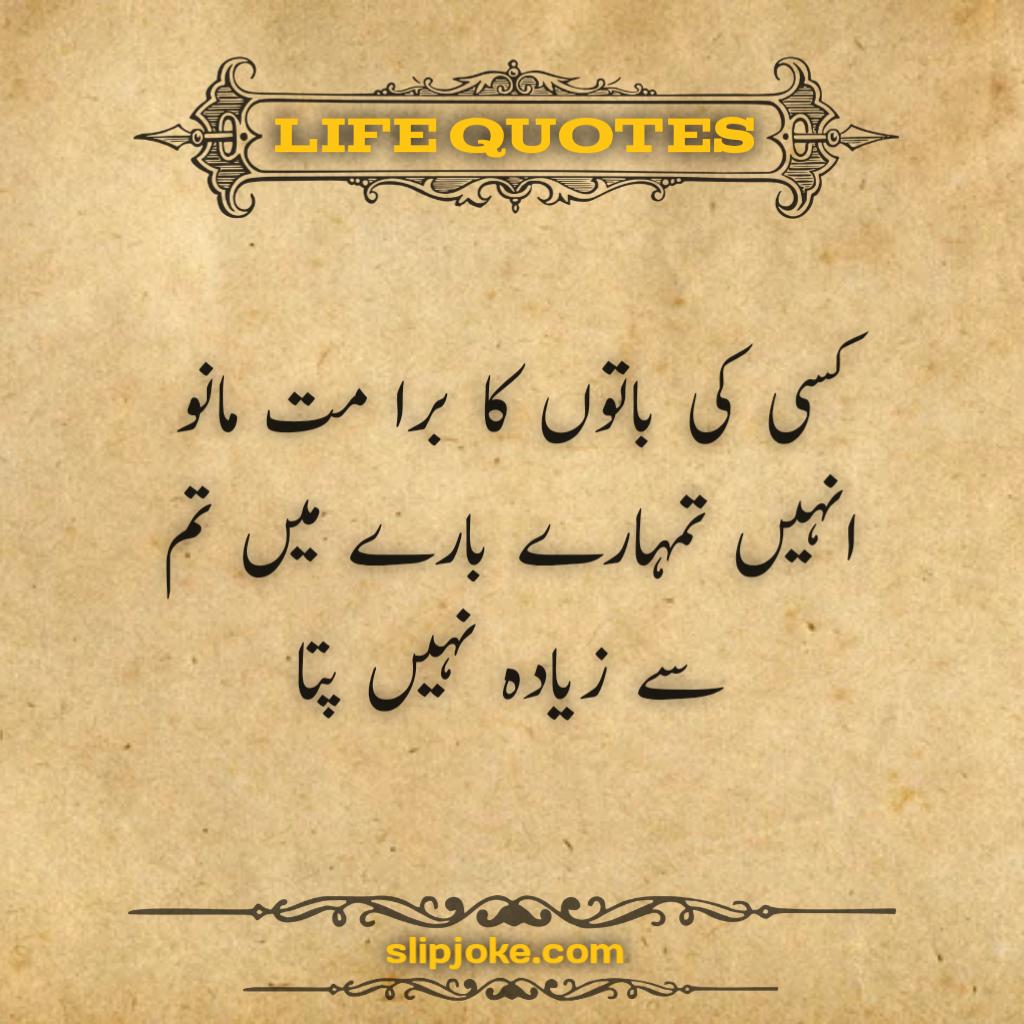 Urdu quotes about life for success