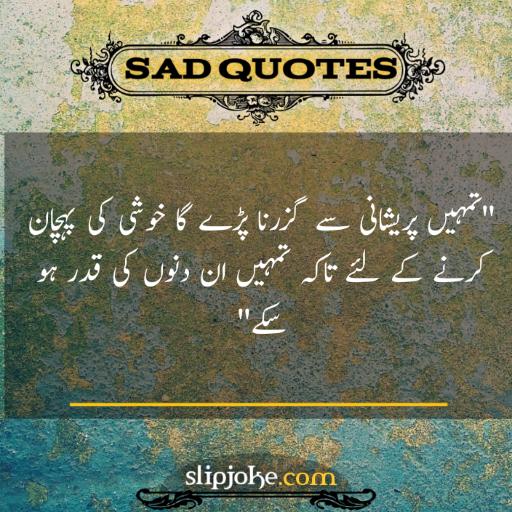 Deep sad quotes in urdu