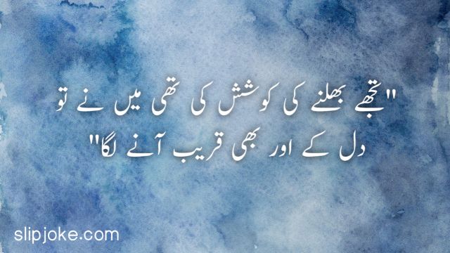 Friendship poetry in urdu two lines