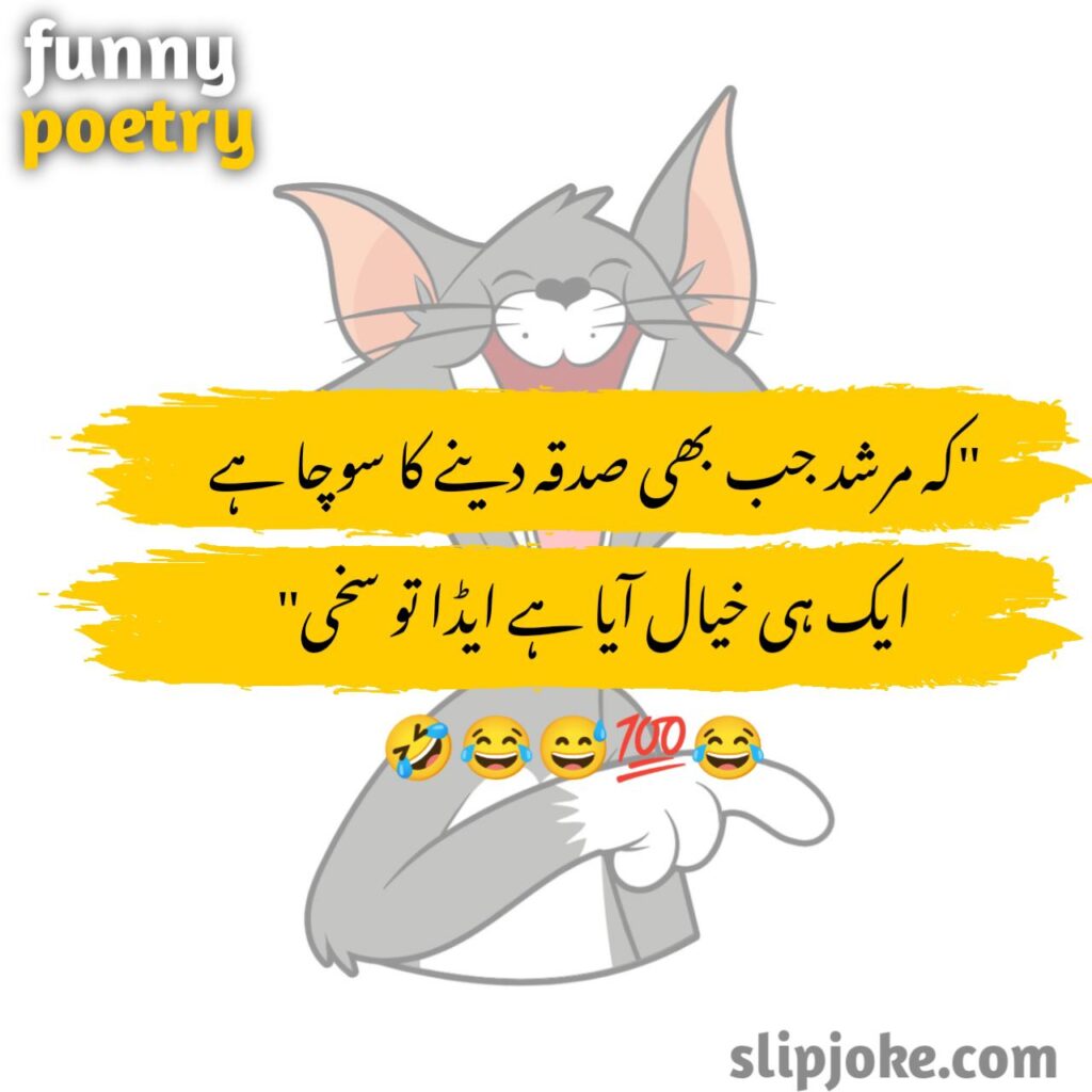 Funny poetry in urdu